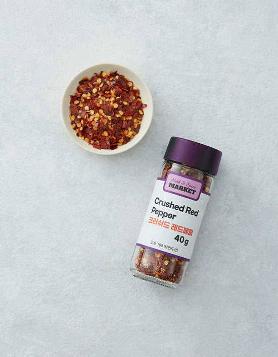 Crushed Red Pepper Flakes (레드페퍼) | 크러쉬드 레드페퍼 40g
