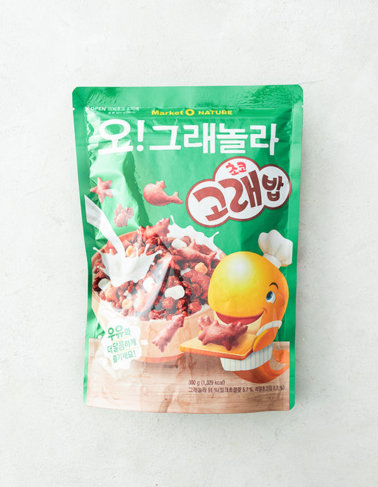 [마켓오네이처] 오! 그래놀라 초코고래밥 300g - Kurly USA