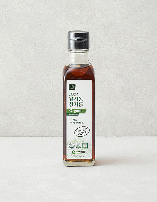 [청양] 유기농 참기름 180mL - Kurly USA