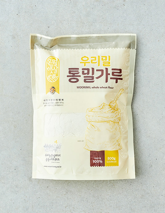 [우리농] 30주년 우리밀 통 밀가루 800g - Kurly USA
