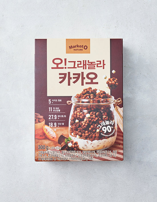 [마켓오네이처] 오! 그래놀라 카카오 300g - Kurly USA