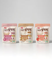 [Bebest] First Rice Puff Snacks 6.5g*7ea 3 Types (Select 1)