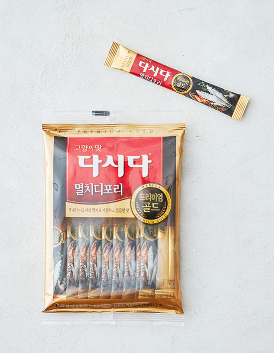 Anchovy & Dipori Stock Seasoning (멸치디포리) | 프리미엄 골드 멸치디포리 60g