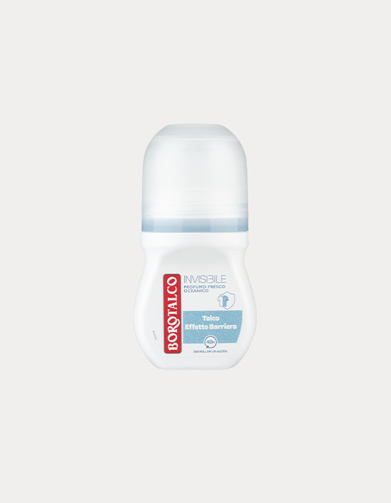 Borotalco Invisible Fresh Roll-On Deodorant (데오드란트) | 인비저블 프레쉬 롤온 데오드란트 50ml