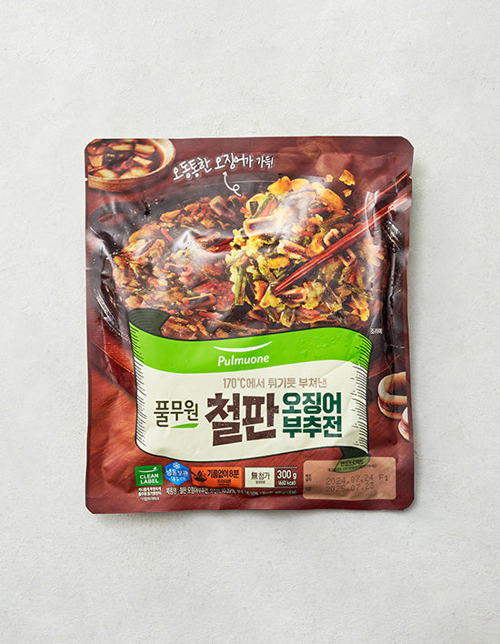 [풀무원] 철판 오징어 부추전 300g - Kurly USA