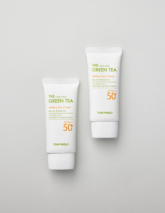 [토니모리] 더촉촉 그린티 수분 선크림 더블기획 세트 50ml*2개입 - Kurly USA