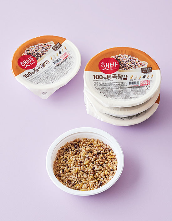 [햇반] 100% 통곡물밥 130g*12입 - Kurly USA