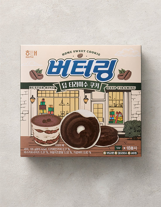[해태] 버터링 딥 티라미수 155g - Kurly USA