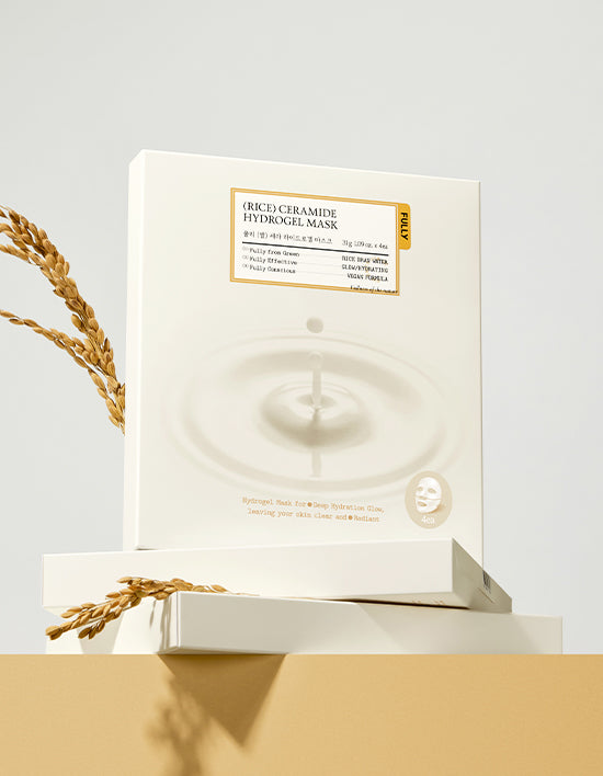 [풀리] 쌀 세라 하이드로겔 마스크 (4매)