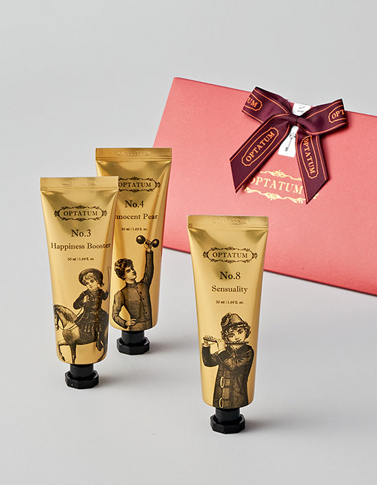 [옵타움] 퍼퓸 핸드크림 트리오 베스트 세트 (3개입) - Kurly USA