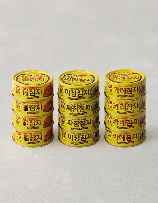 Seasoned Canned Tuna (가미참치) | 가미참치 90g x4캔 3종 (택1)