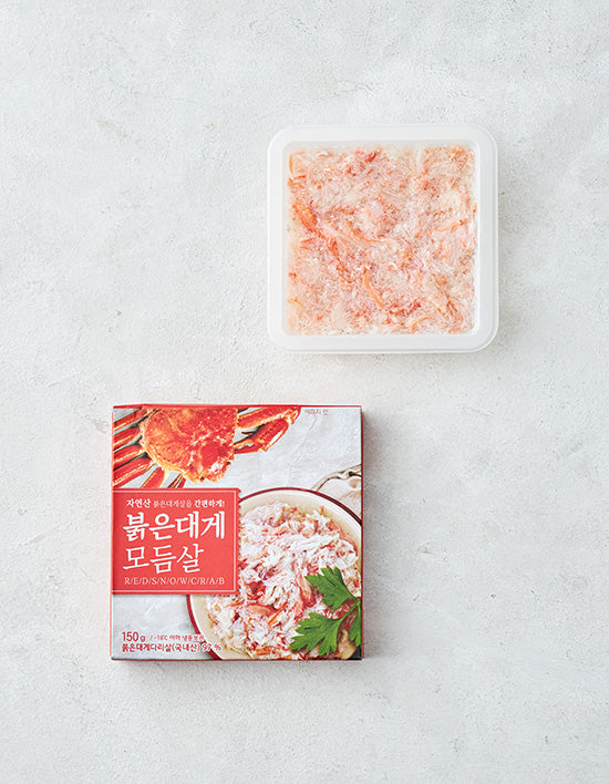 붉은 대게 모듬살 150g (냉동) - Kurly USA