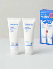 [리얼베리어] 크림 클렌징 폼 120ml 1+1 기획세트 - Kurly USA