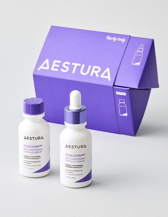 [Free Shipping][AESTURA] (1+1 Exclusive Offer) Regederm365 Elasticity Inner Glow Capsule Serum Refill Set (Main Product 30ml + Refill 30ml)