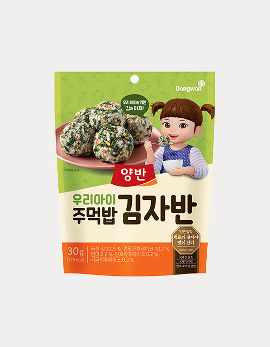 [Dongwon] Yangban Baby Fist Rice Seaweed Flakes 30g