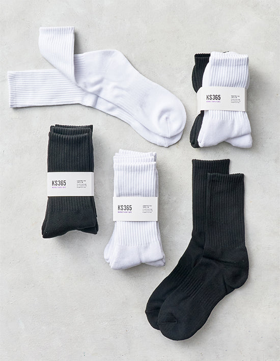 [KS365] 엑티브 쿠션 크루삭스 양말 6종(3개입)(택1)