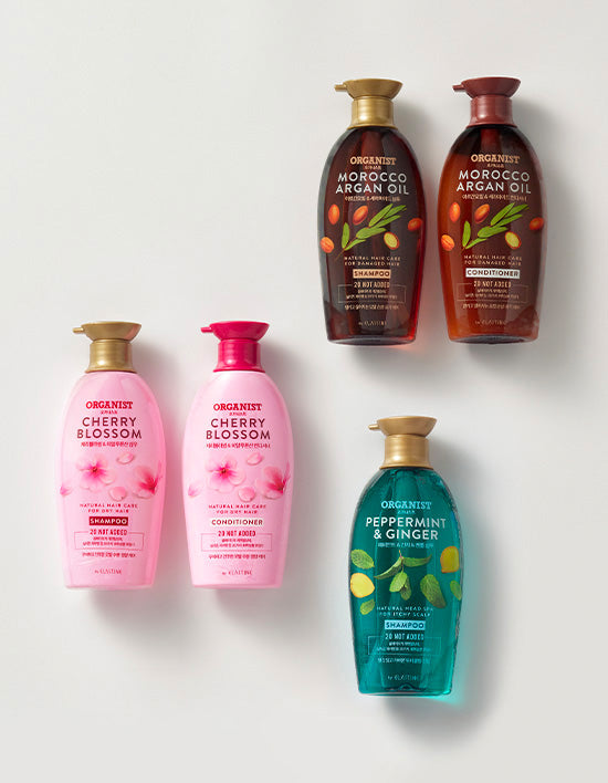 [엘라스틴] 오가니스트 비건 샴푸&컨디셔너 500ml 5종 (택1) - Kurly USA