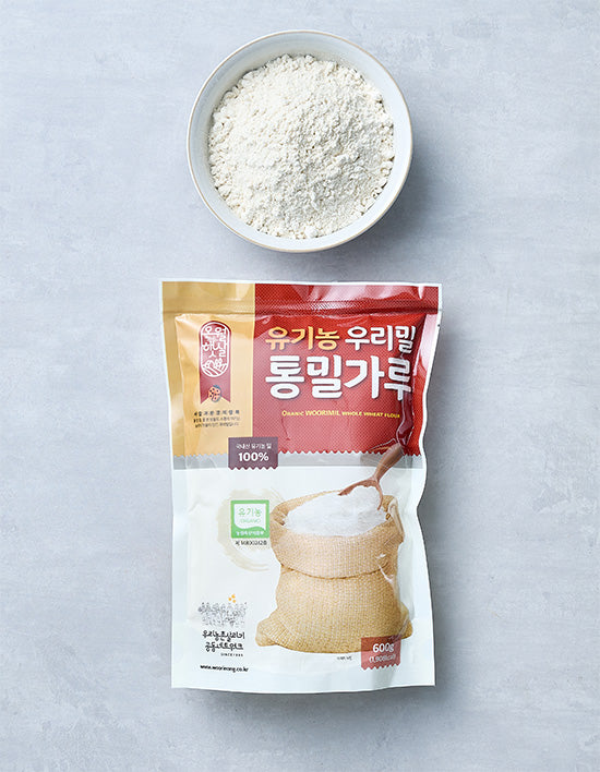 [우리농] 유기농 우리밀 통밀가루 600g - Kurly USA