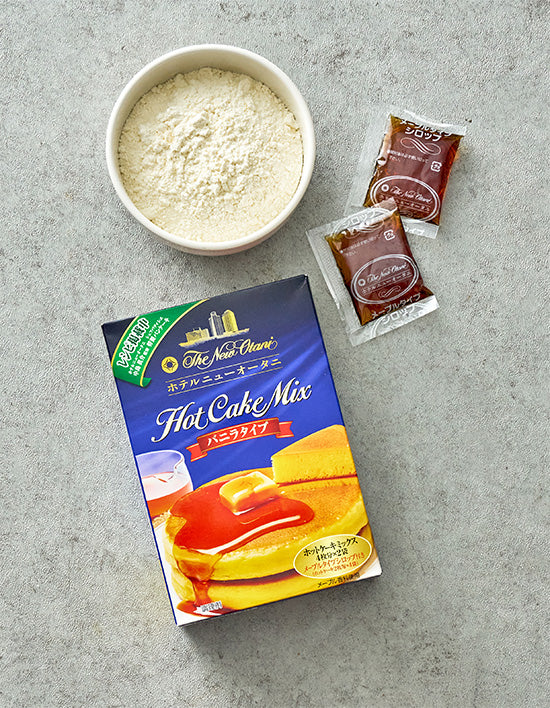 [나가타니엔] 뉴 오타니 핫케익 믹스 바닐라맛 500g (시럽 포함)