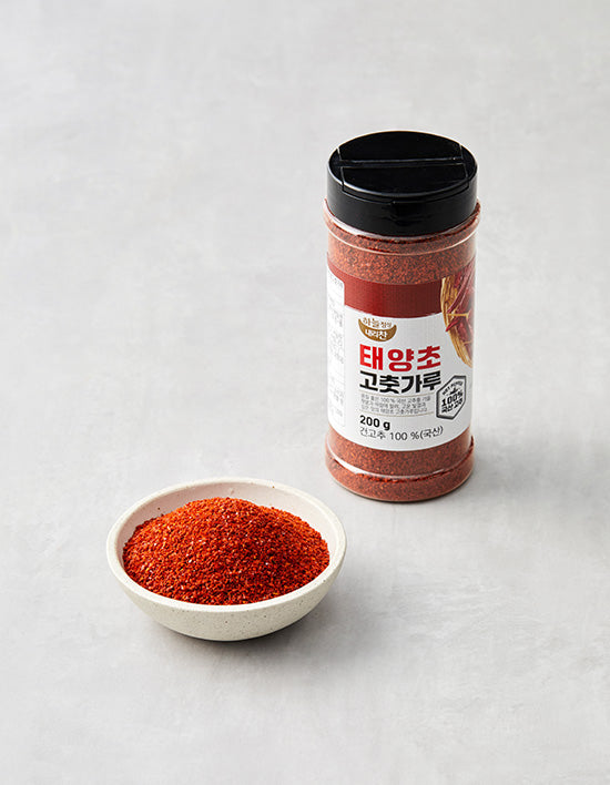 [한생] 하늘정성 내리찬 태양초 고춧가루 200g - Kurly USA