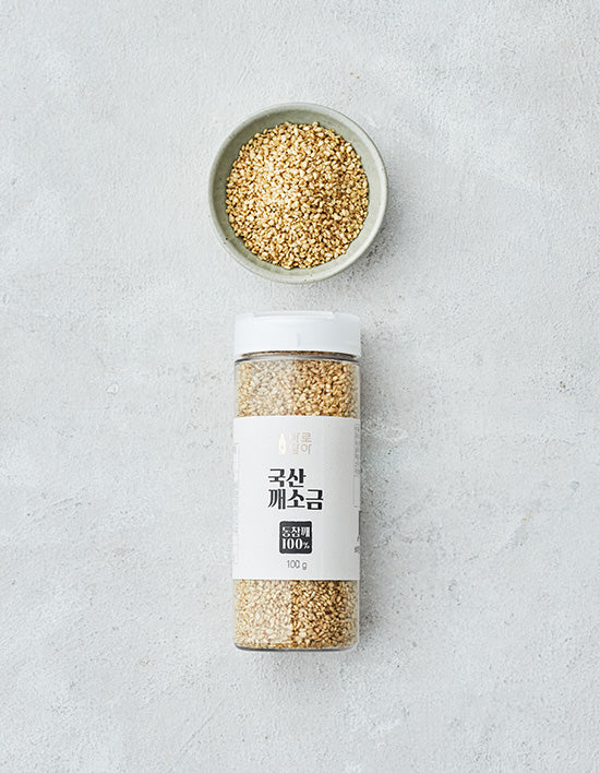 [바로담아] 국산 깨소금 100g - Kurly USA