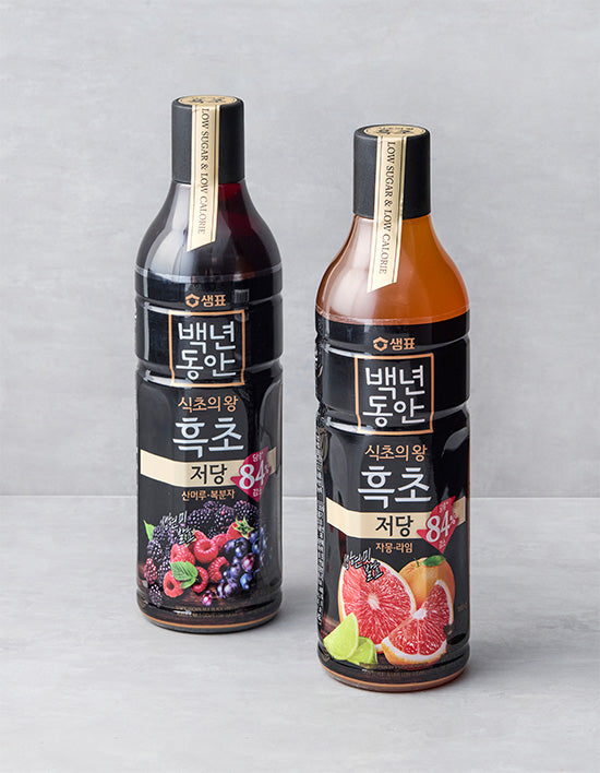 Low-Sugar Black Vinegar (흑초) | 저당 흑초 2종