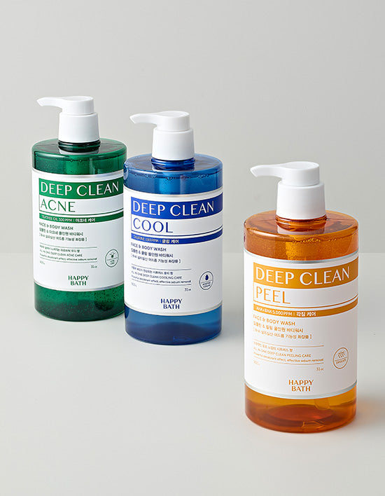 [해피바스] 딥클린 바디워시 900G 3종(택1) - Kurly USA