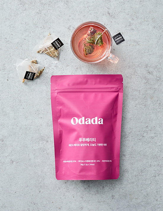 Odada Pupu Berry Tea, 24 ct (푸푸베리티) | 푸푸베리티 (1.5g X 24개)
