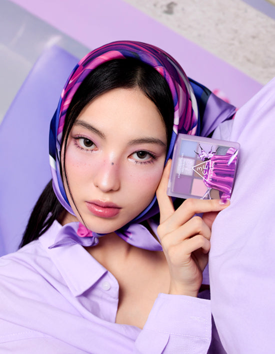 [3CE] 홀리데이 스카프 에디션 - 멀티 아이 컬러 팔레트 2종 (+아이스위치 미니 증정, 택1)