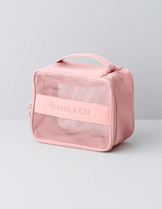 [바닐라코] 핑크 스퀘어 여행용 파우치 - Kurly USA