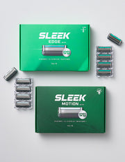 [도루코] 슬릭 엣지/모션 면도날 세트 12입 2종 - Kurly USA