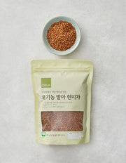 Olga Organic Sprouted Brown Rice Tea, 500g (현미차) | 유기농 발아 현미차 500g