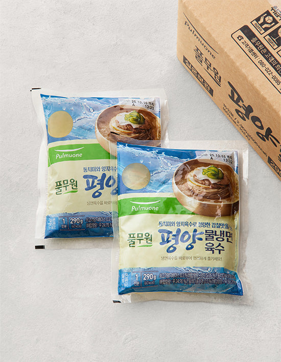 [풀무원] 평양 물냉면 육수290gx10개입 - Kurly USA