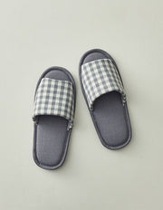 [우리앤우리] 워셔블 이중쿠션 폭신한 남성용 체크 거실화 - Kurly USA