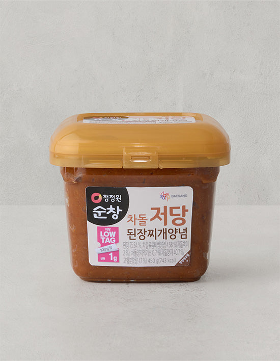 [청정원] 순창 차돌 저당 된장찌개양념 450g - Kurly USA
