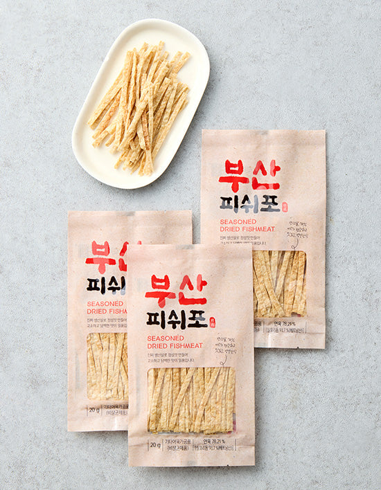 [부산어포] 부산 피쉬포 20g X 3봉 - Kurly USA
