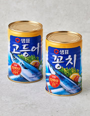 Sempio Canned Fish, 2 Types (수산통조림) | 수산통조림 2종 (고등어/꽁치)