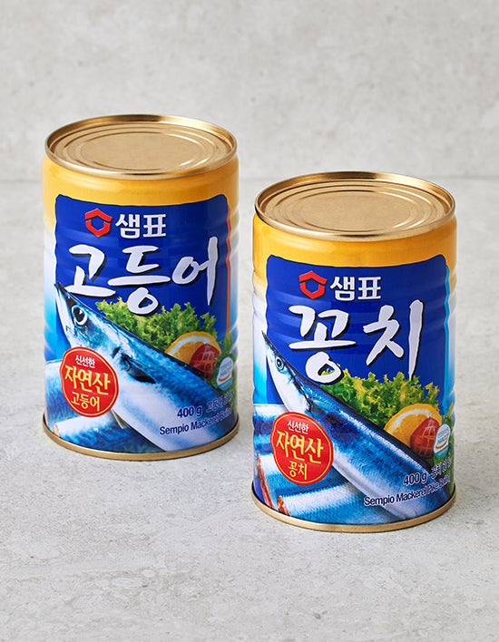 Sempio Canned Fish, 2 Types (수산통조림) | 수산통조림 2종 (고등어/꽁치)