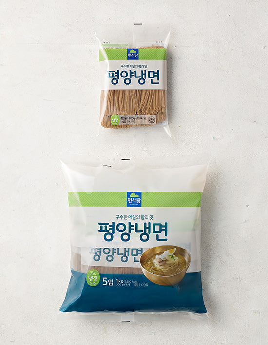 [면사랑] 평양냉면 1kg (200g*5입) - Kurly USA