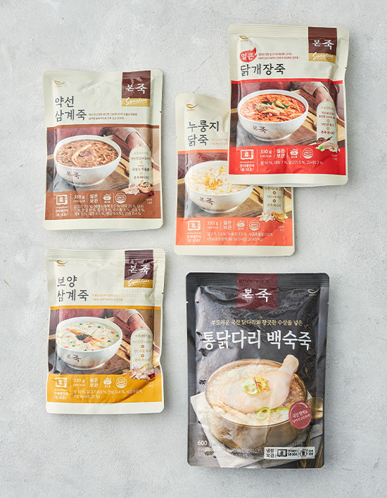 Samgye Ginseng Chicken Porridge (삼계죽) | 삼계보양죽 5종 (택1)
