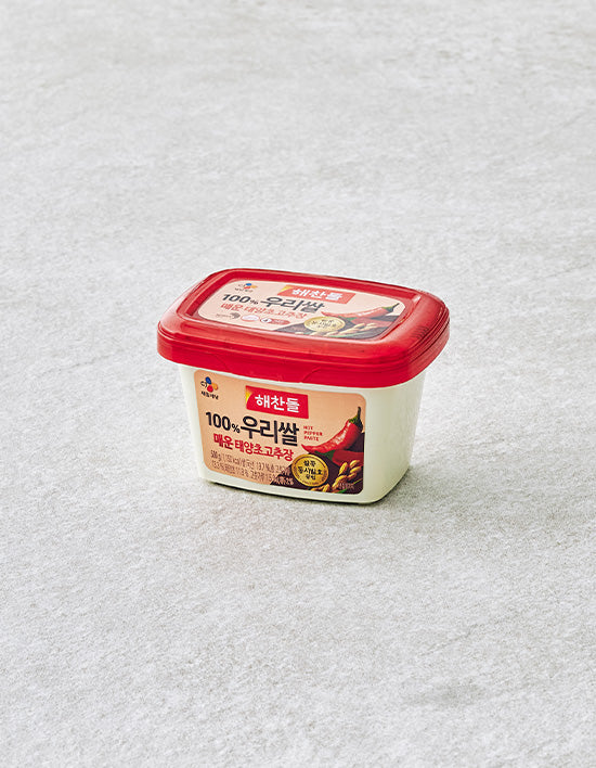 [해찬들] 우리쌀 매운 태양초 고추장 500g - Kurly USA