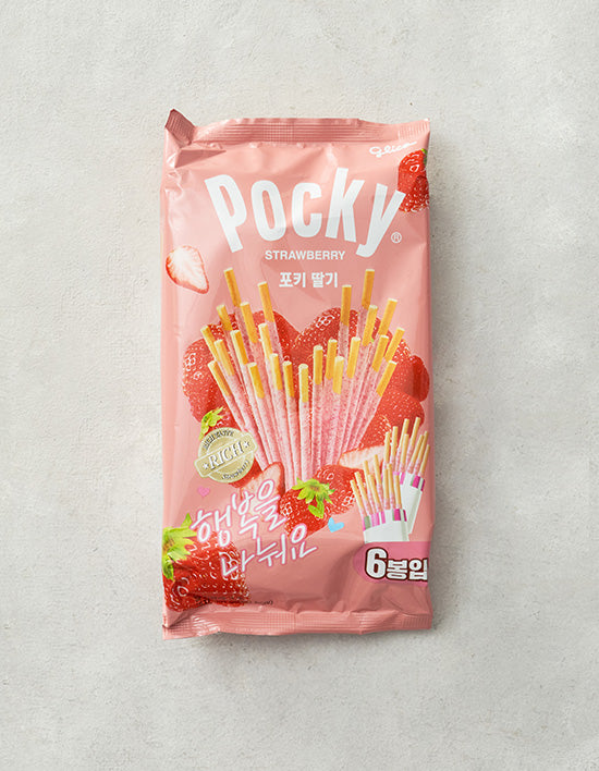 [해태] 포키 딸기맛 (22g X 6봉지) - Kurly USA
