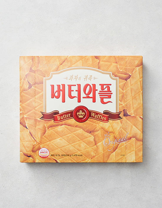 [크라운] 버터와플 316g - Kurly USA