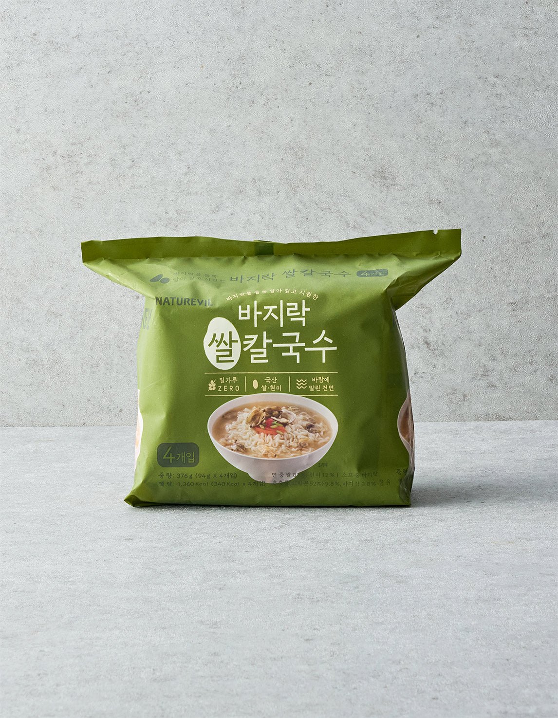 [네이처빌] 우리쌀 바지락 쌀칼국수 94g*4입