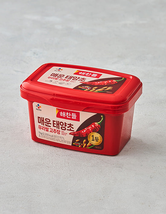 [해찬들] 매운 태양초 우리쌀 고추장 1kg - Kurly USA
