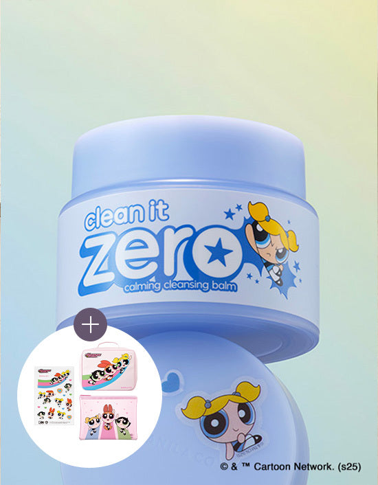 [바닐라코] 클린 잇 제로 카밍 클렌징밤 파워퍼프걸 에디션 100mL - Kurly USA