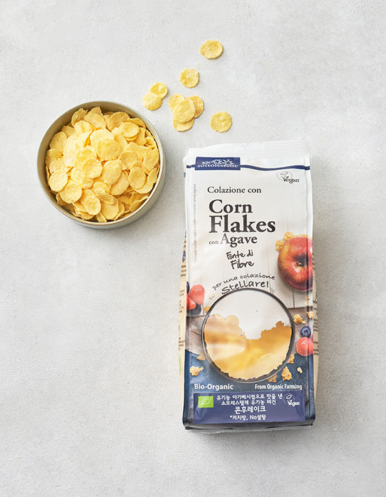 Organic Sugar-Free Corn Flakes (콘후레이크) | 유기농 무설탕 콘후레이크 250g