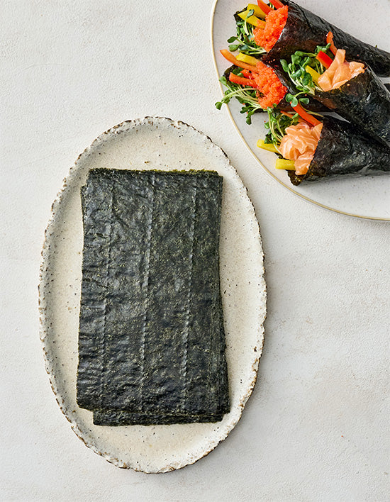 Roasted Japanese Seaweed (Half Size) (20 sheets)