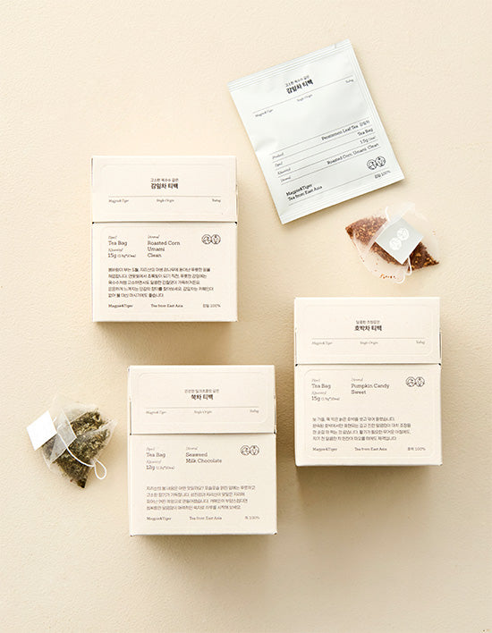 [Magpie & Tiger] 3 Types of Non-Caffeinated Teabags (Choose 1)