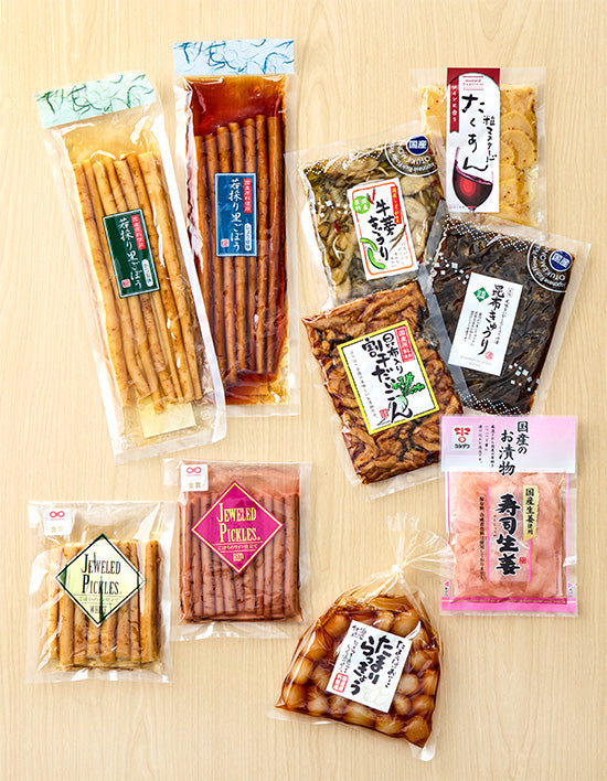 Japanese Imported Pickles, 12 Types (수입반찬) | 일본 수입반찬 12종 골라담기